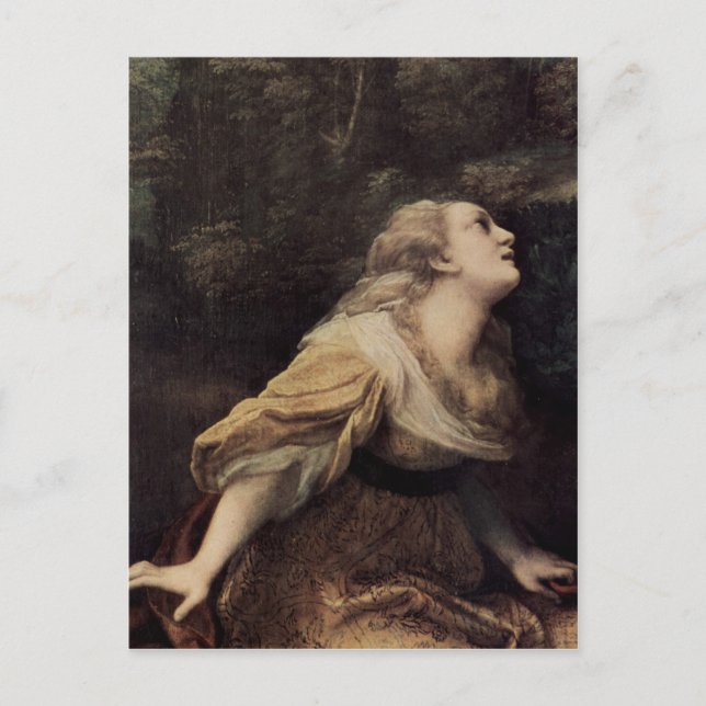 Correggio Noli me tangere, Detail: Hl. Maria Magda Postcard (Front)