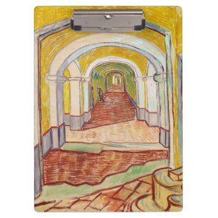 Corridor in the Asylum (by Vincent van Gogh) Clipboard