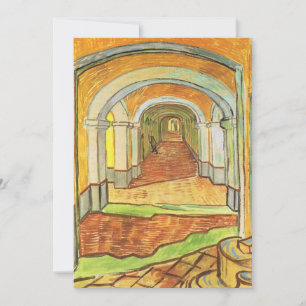 Corridor of Saint Paul Asylum by Vincent van Gogh