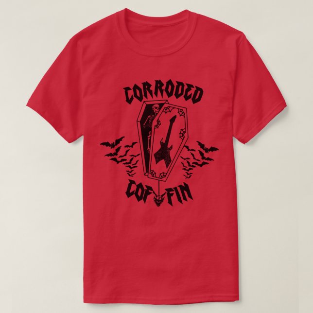 Corroded Coffin T-Shirt (Design Front)