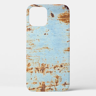Corroded metal, grunge texture background. iPhone 12 case