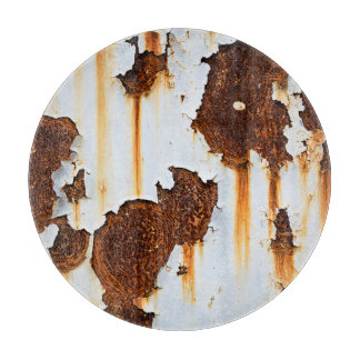 Corroded White Rust Streaks Cutting Board