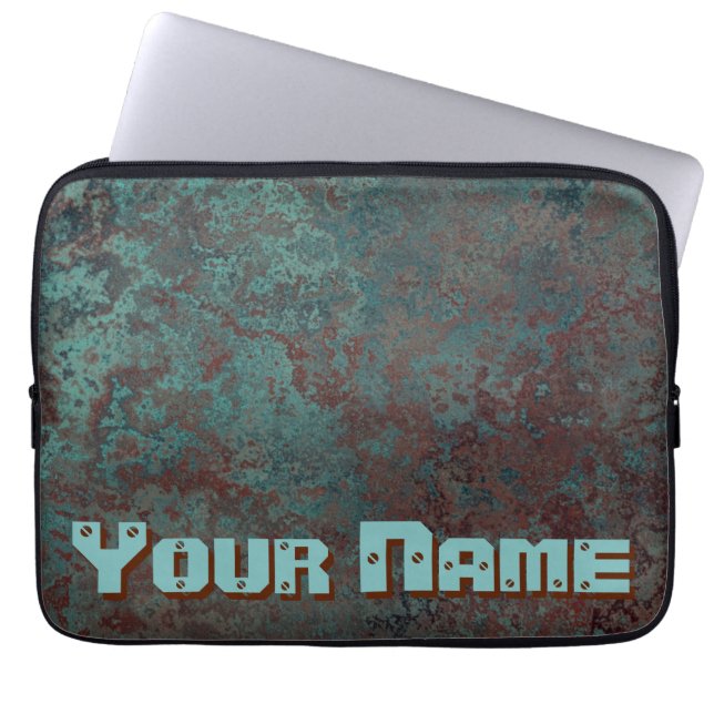 Corrosion "Copper" Name print 13" laptop sleeve (Front)
