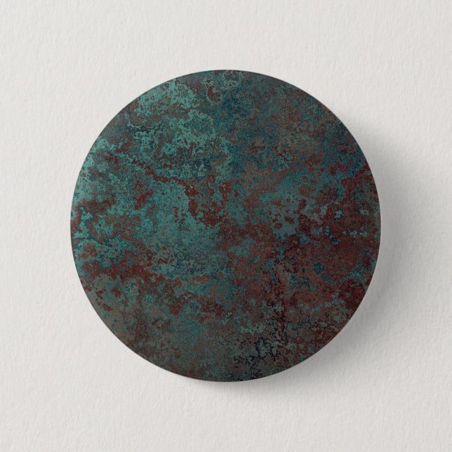 Corrosion "Copper" print button (Front)