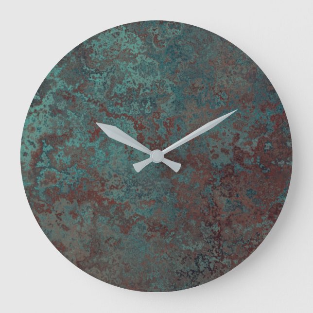 Corrosion "Copper" print clock (Front)