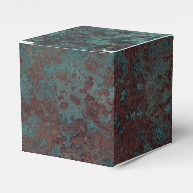 Corrosion "Copper" print favour box (Front Side)