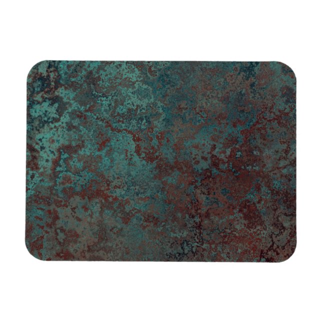 Corrosion "Copper" print flexible fridge magnet (Horizontal)
