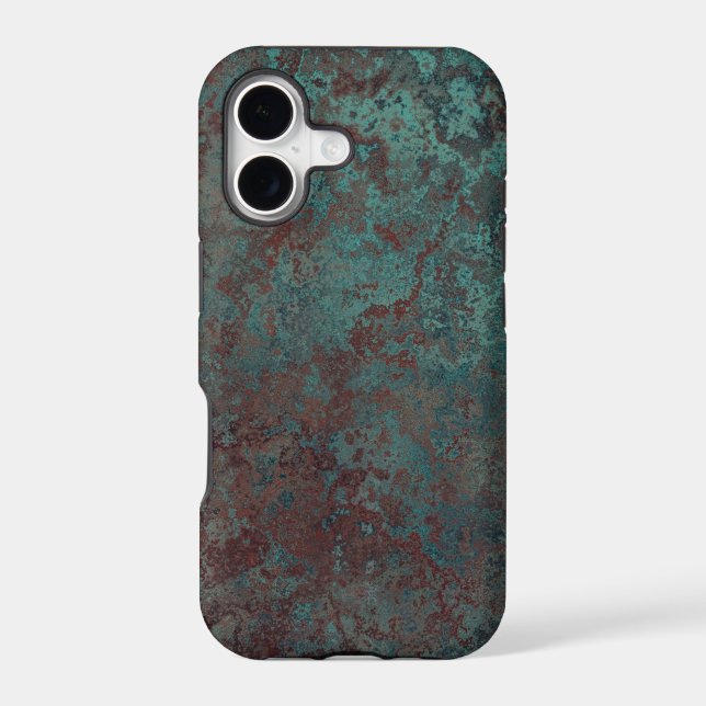 Corrosion "Copper" print iPhone barely there case (Back)