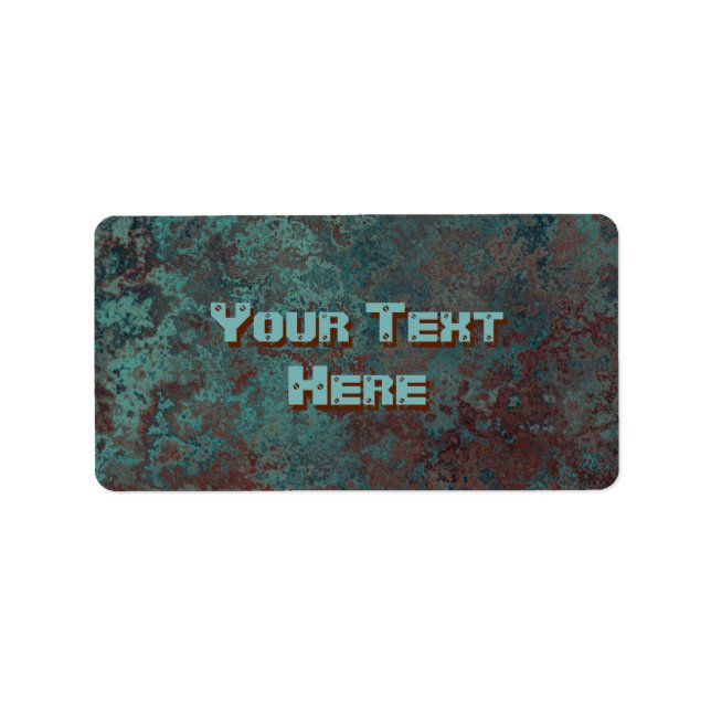 Corrosion "Copper" print labels medium (Front)