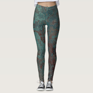 Corrosion "Copper" print leggings