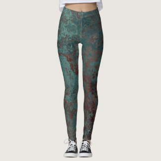 Corrosion "Copper" print leggings
