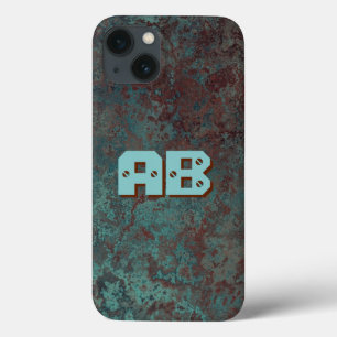 Corrosion "Copper" print Monogram iPhone case