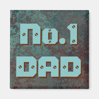 Corrosion "Copper" print No.1 DAD fridge magnet