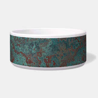 Corrosion "Copper" print pet bowl