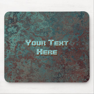 Corrosion "Copper" Text print mousepad