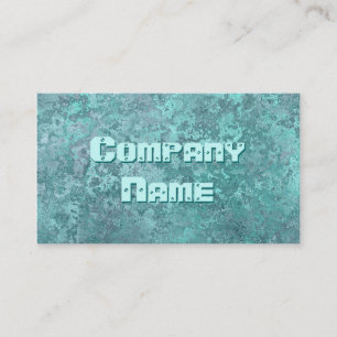 Corrosion green print business card template