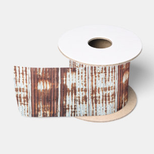 Corrugated Barn Tin Satin Ribbon
