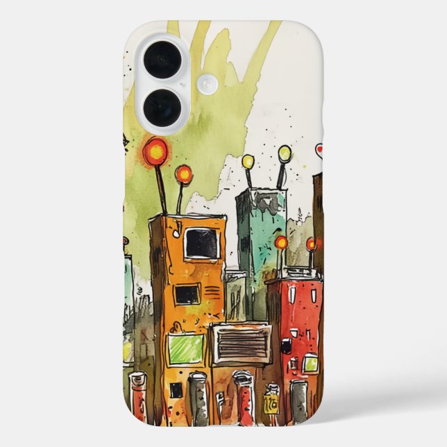 Corrugated cardboard construction Case-Mate iPhone case (Back)