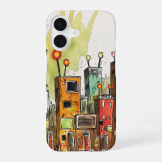 Corrugated cardboard construction iPhone 16 case