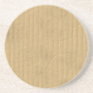 Corrugated Cardboard Texture Coaster