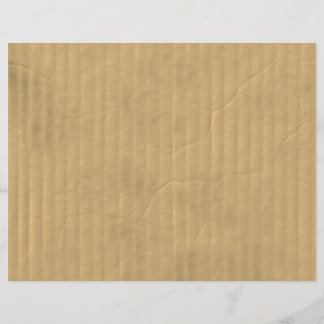 Corrugated Cardboard Texture Flyer