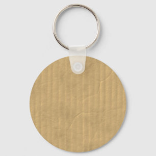 Corrugated Cardboard Texture Key Ring
