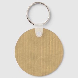 Corrugated Cardboard Texture Key Ring