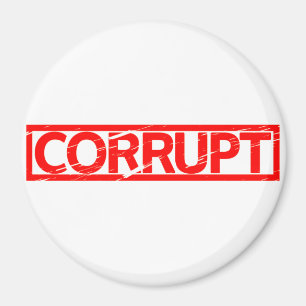 Corrupt Stamp Magnet