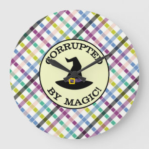 CORRUPTED BY MAGIC! LARGE CLOCK