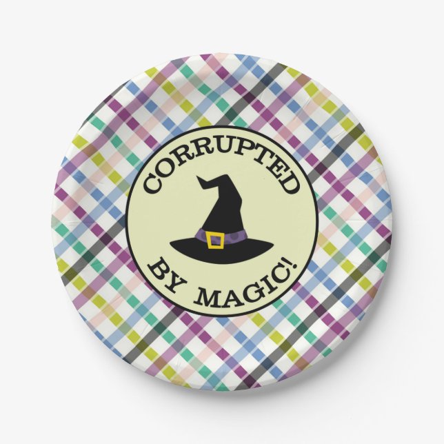 CORRUPTED BY MAGIC! PAPER PLATE (Front)