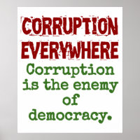 Corruption Is The Enemy Of Democracy - Corruption