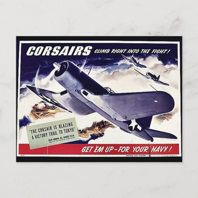 Corsairs Postcard (Front)