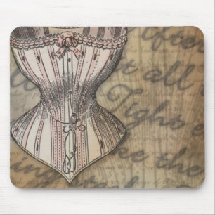 Corset Collage Mouse Pad