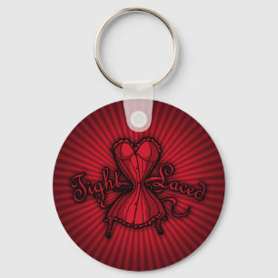Corset Tight Laced Key Ring