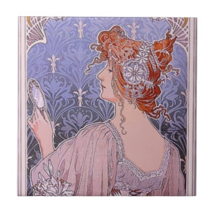 Corseted Woman Ceramic Tile