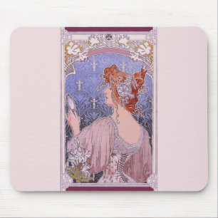 Corseted Woman Mouse Pad