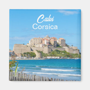 Corsica Calvi Citadel Magnet