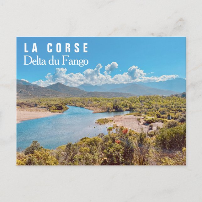 Corsica Fango Delta France Postcard (Front)