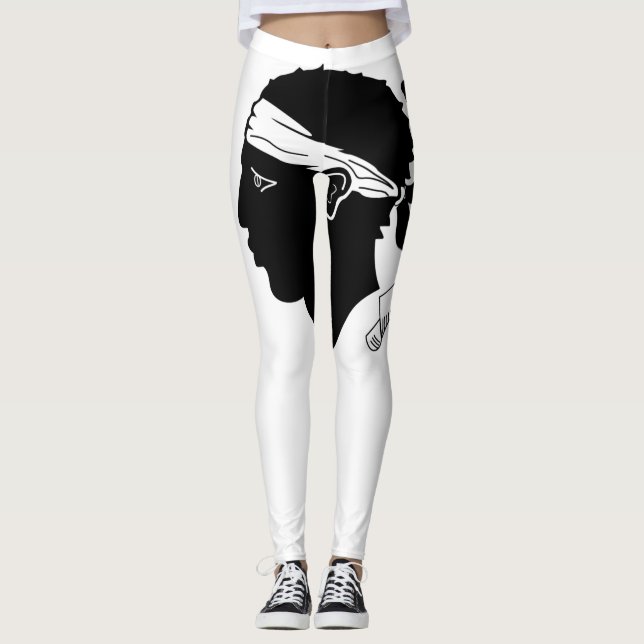 Corsica flag Leggings (Front)