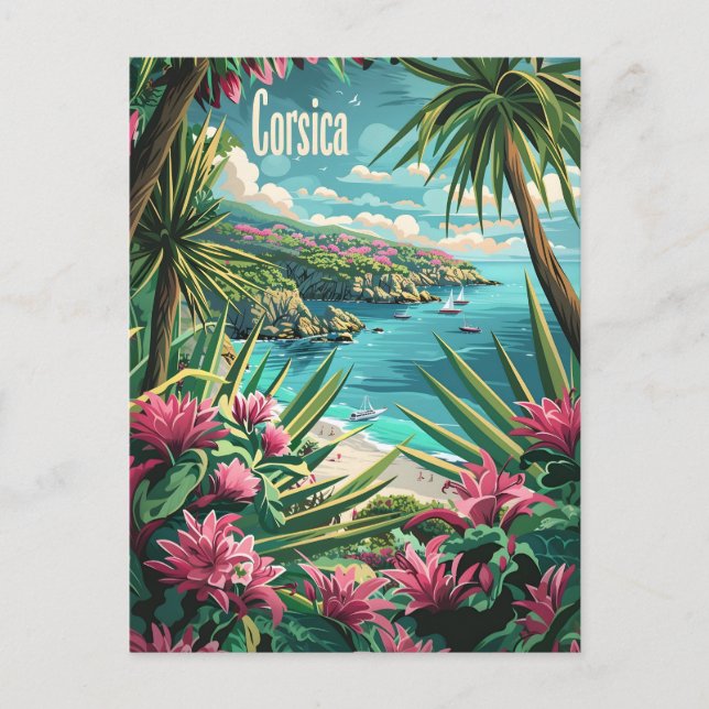 Corsica France Postcard (Front)