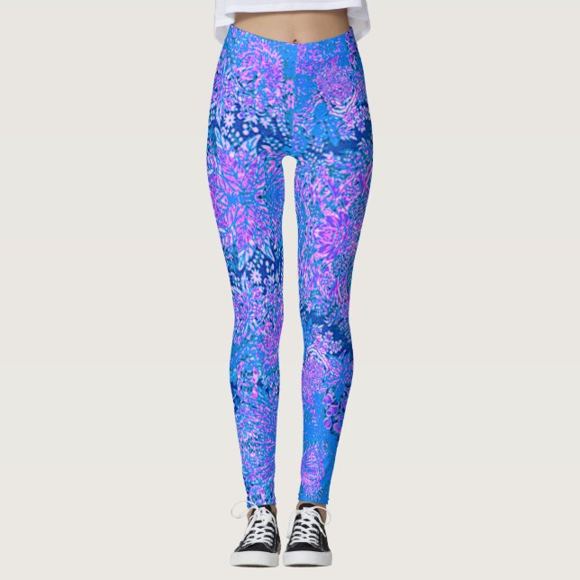 Corsica Lace-VP Women's Leggings (Front)