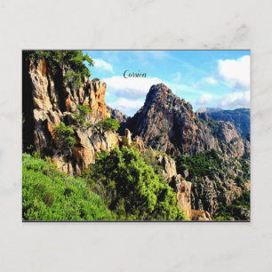 Corsica Landscape Postcard