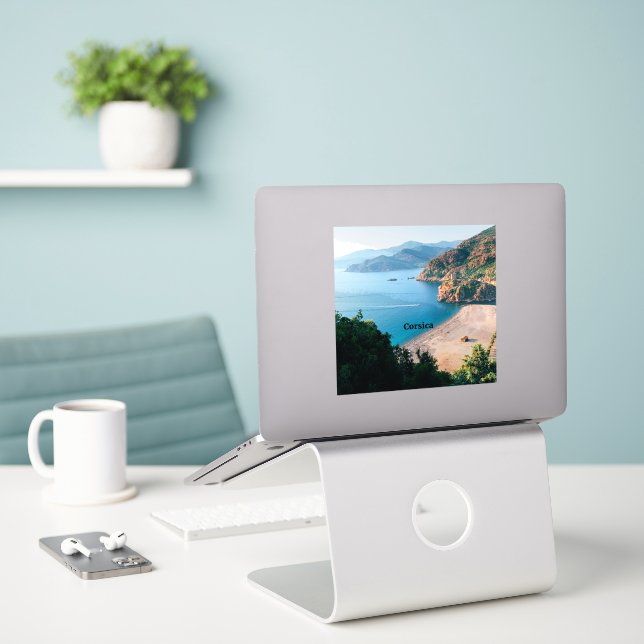 Corsica, Mediterranean Island,  (Laptop On Desk)