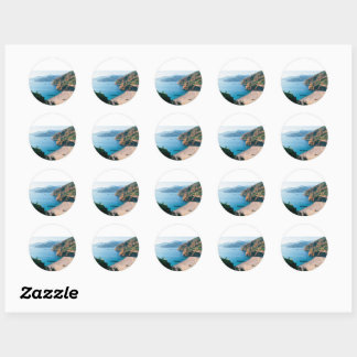 Corsica, Mediterranean Island,  Classic Round Sticker