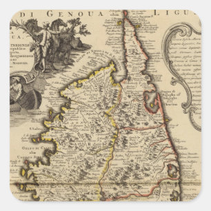 Corsica Square Sticker