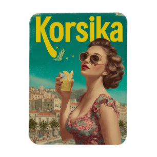 Corsica vintage magnet