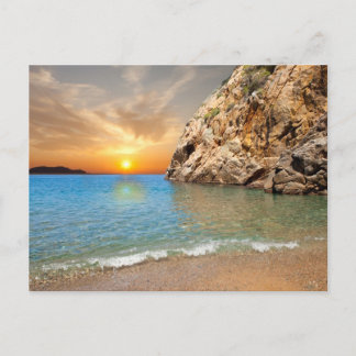 corsican landscape postcard