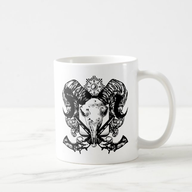 CORSICAN RAM HEAD COFFEE MUG (Right)