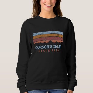Corson's Inlet State Park New Jersey Retro Cool Sweatshirt
