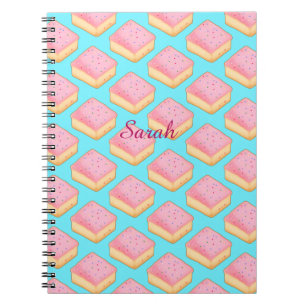 Cortadillo Mexican Pink Pan Dulce Cake Notebook